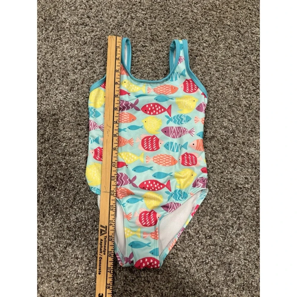 Gymboree Girls 4T Swimsuit and Cat & Jack Girls 3T Swimsuit